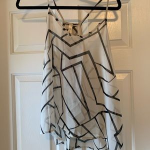 Black & White Abstract Tank